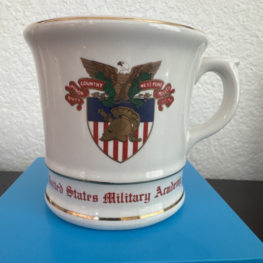 United States Military Academy USMA West Point Vintage Mug Cup Made in USA